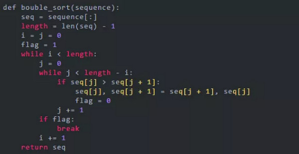 配图5 用Python实现常见的四种排序算法.jpg